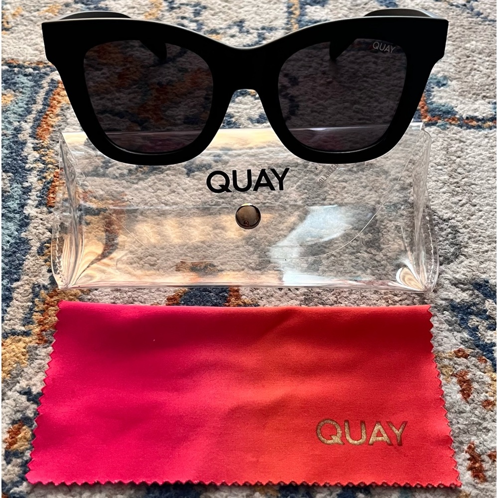 QUAY After Hours Sunglasses Matte Black